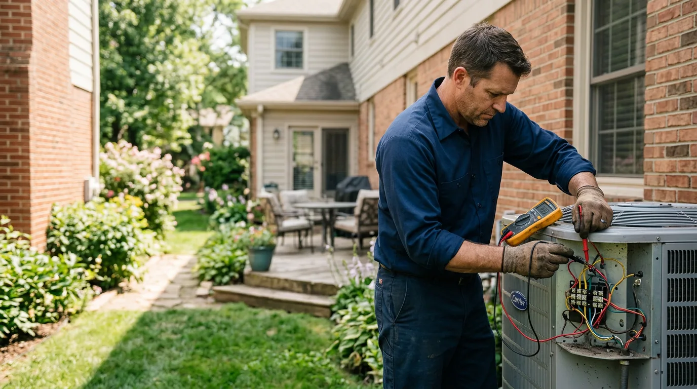 HVAC technician working near Thompsonville, NY